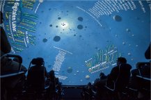 360°-Animationsfilm über Computersimulationen in der Planetariumskuppel